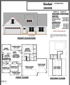New construction Single-Family house 165 Hillwood Drive, Sanford, NC 27332 - photo 0