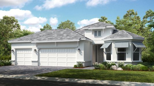 New construction Single-Family house Lazio 3 car, 4268 Rosatti Road, Wesley Chapel, FL 33545 - photo
