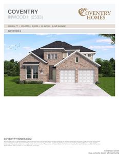 New construction Single-Family house 5773 Satchel Trail, New Braunfels, TX 78130 Inwood II (2533-CM-40)- photo 0