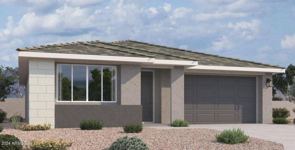 New construction Single-Family house 1947 E Lariat Avenue, San Tan Valley, AZ 85140 Violet Homeplan- photo 0
