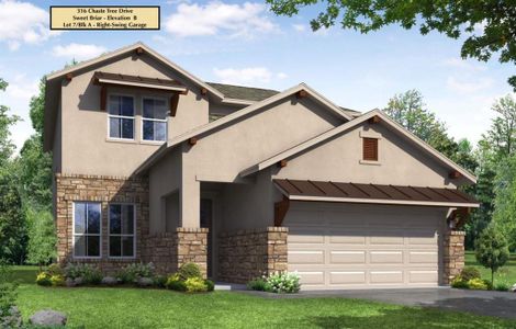 New construction Single-Family house 316 Chaste Tree Dr, San Marcos, TX 78666 Sweet Briar B- photo