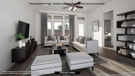 New construction Single-Family house 12453 Redwater, San Antonio, TX 78253 Design 2169W- photo 2 2