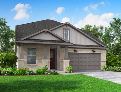 New construction Single-Family house 7204 Rolling Valley Lane, Conroe, TX 77304 Emory- photo 0 0