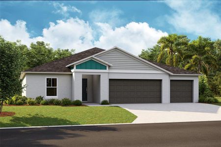 New construction Single-Family house 1054 Brimstone Circle, Winter Haven, FL 33884 Jazmin- photo 0