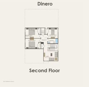 Pulte Homes, Dinero  floor plan