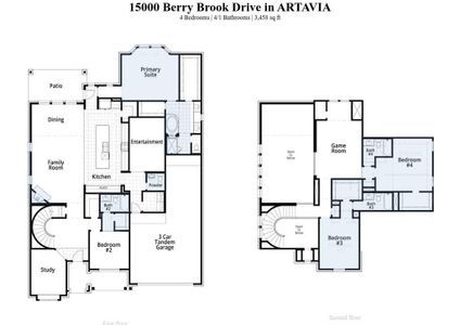 New construction Single-Family house 15000 Berry Brook Drive, Conroe, TX 77302 Regis Plan- photo 1 1