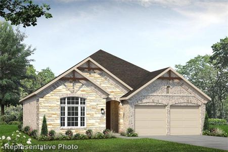 New construction Single-Family house 129 Rocky View Lane, Georgetown, TX 78628 Plan 1596- photo 0 0