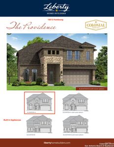 New construction Single-Family house 10012 Hombourg Rd, Schertz, TX 78154  The Providence- photo 0
