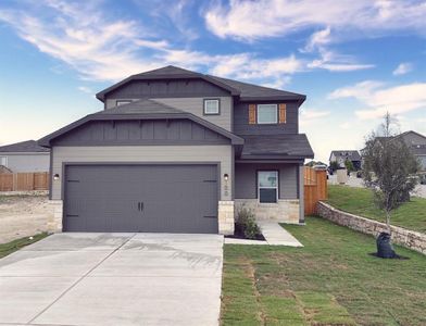 New construction Single-Family house 100 Paradise Canyon Dr, Jarrell, TX 76537 Marek- photo 0