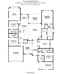 New construction Single-Family house Chesapeake II Home Design JRL, 12365 Deer Trail, Frisco, TX 75035 - photo