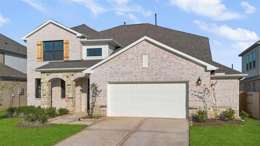 New construction Single-Family house 5326 Mystic Sea Drive, Katy, TX 77493 Aubrey - photo 0