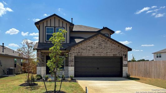 New construction Single-Family house 4314 Thyme Garden, Von Ormy, TX 78073 The Jasmine- photo 0