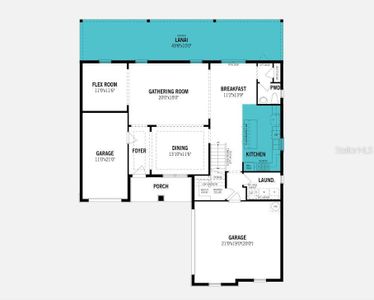 Pensacola Floorplan - First Floor