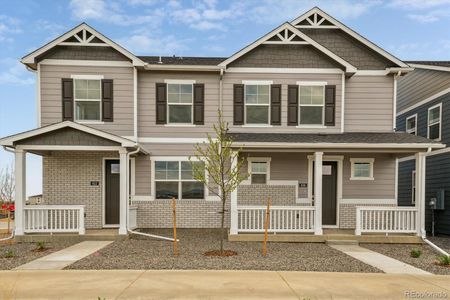 New construction Duplex house 659 Thoroughbred Lane, Johnstown, CO 80534 The Melbourne- photo 0