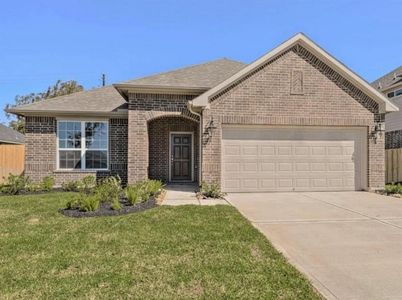 New construction Single-Family house 265 Gallant Fox Way, New Caney, TX 77357 Wetherby- photo 0