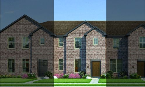 New construction Townhouse house 211 Wagon Spoke Way, Fort Worth, TX 76120 Crockett 4B2 A- photo 0