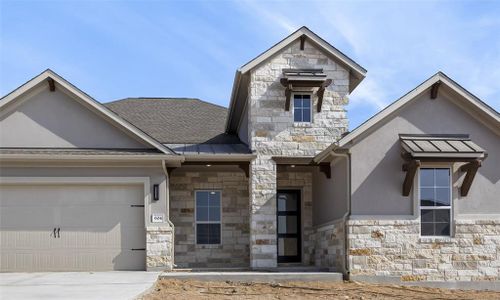New construction Single-Family house 604 Crescent View Dr, Georgetown, TX 78628 Taylor 4122 Freedom Series- photo 1 1