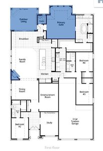New construction Single-Family house 4815 Avon Ridge Way, Fulshear, TX 77441 215 Plan- photo 1 1
