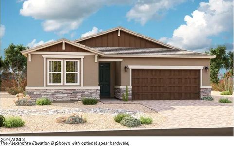 New construction Single-Family house 21641 N Daniel Drive, Maricopa, AZ 85138 Alexandrite- photo 0 0