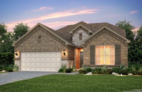 New construction Single-Family house 11308 Lone Ranger, San Antonio, TX 78254 Mooreville- photo 0 0