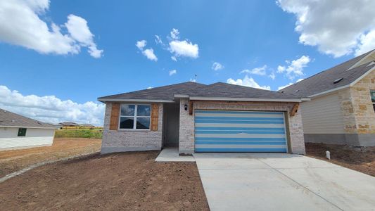 New construction Single-Family house 919 Palo Brea Loop, Hutto, TX 78634 Livingston Homeplan- photo 70 70