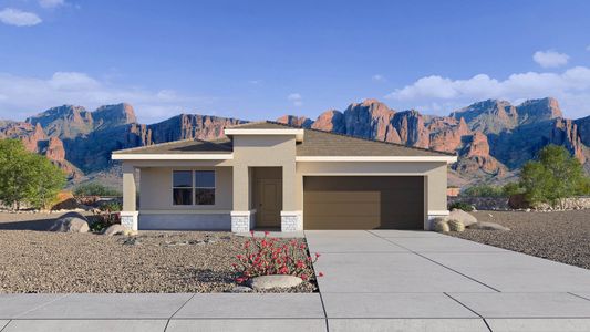 New construction Single-Family house 15371 W Desert Hollow Dr, Surprise, AZ 85387 Cali- photo 0