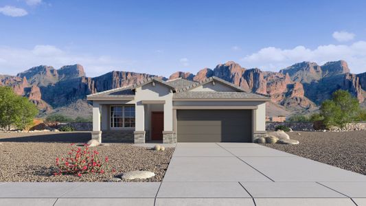 New construction Single-Family house 22865 N Rummler Ln, Maricopa, AZ 85138 Gull- photo 0 0