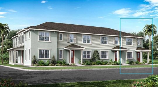 New construction Townhouse house 2489 Chickasaw Plum Loop, Clermont, FL 34711 Catalina II- photo