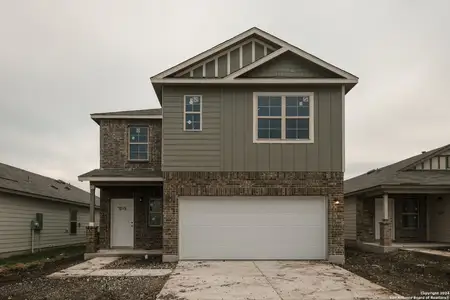 New construction Single-Family house 7015 Pioneer Rock, San Antonio, TX 78253 Larkspur - 30' Smart Series- photo 0