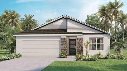 New construction Single-Family house 9736 Crescent Ray Drive, Wesley Chapel, FL 33545 ARIA- photo 0 0