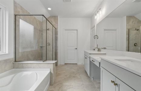 Elegant owner's bathroom *real home pictured