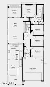 New construction Single-Family house 7931 E Quartet Avenue, Mesa, AZ 85212 Edmonton- photo 1 1