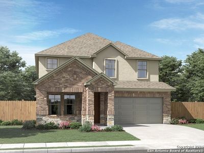 New construction Single-Family house 12903 Lusi Lane, San Antonio, TX 78245 The Reynolds (890)- photo 0