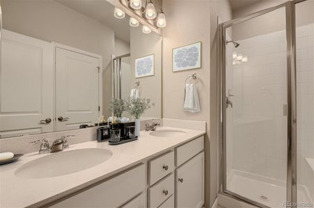 New construction Townhouse house 6964 Merseyside Lane, Castle Pines, CO 80108 Cape May- photo 29 29