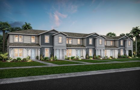 New construction Townhouse house Trailwood - Interior Unit, 6456 Mossy Wood Avenue, Orlando, FL 32829 - photo
