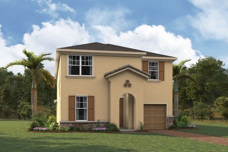 New construction Single-Family house Malibu III, 1575 Carey Palm Circle, Kissimmee, FL 34747 - photo