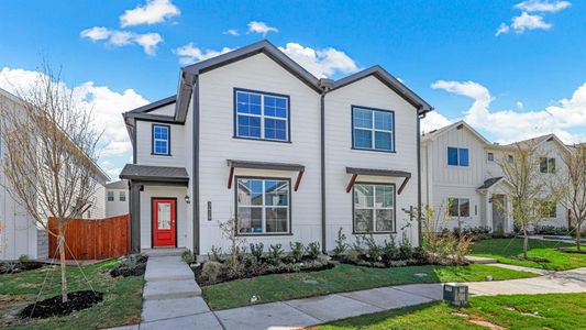 New construction Townhouse house 3428 Lake District Lane, Fort Worth, TX 76135 Eden - photo 0