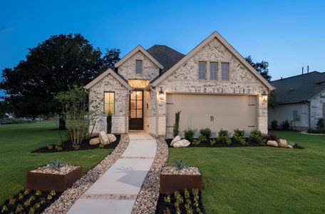 New construction Single-Family house 105 Civita Rd, Liberty Hill, TX 78642 Design 1722W- photo 1 1
