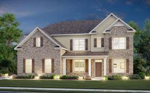 New construction Single-Family house 3828 Amicus Drive, Buford, GA 30519 Biltmore - photo 0