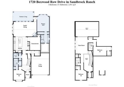 New construction Single-Family house 1720 Boxwood Row Drive, Aubrey, TX 76227 Cambridge Plan- photo 1 1