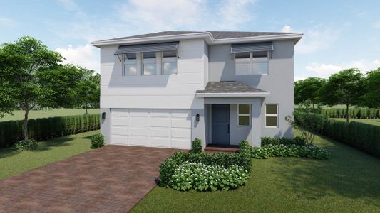 New construction Single-Family house 12966 Sw 266 Terrace, Homestead, FL 33032 Grandcourt- photo 0