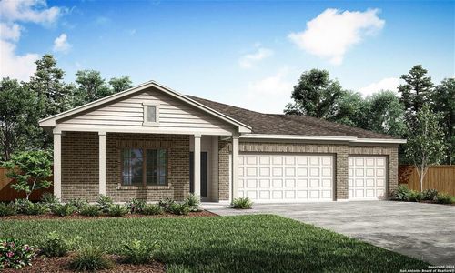 New construction Single-Family house 200 Canyon Live Oak, Seguin, TX 78155 Stockton- photo 1 1