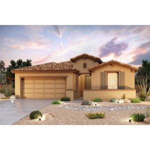 New construction Single-Family house Villagio Series - Alcantara, 17386 W. Bloomfield Road, Surprise, AZ 85388 - photo