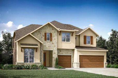 New construction Single-Family house 504 Wolf Ridge Road, Georgetown, TX 78628 Sumlin A- photo 0 0
