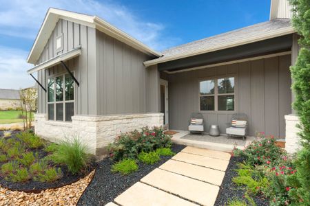 New construction Single-Family house 216 Bold Sundown, Liberty Hill, TX 78642 Abilene- photo