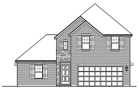 New construction Single-Family house 528 Hickory Ridge Dr., Van Alstyne, TX 75495 Ellerdale DEF- photo 3 3