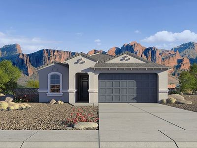 New construction Single-Family house 35961 West San Ildefanso Avenue, Maricopa, AZ 85138 - photo 1 1