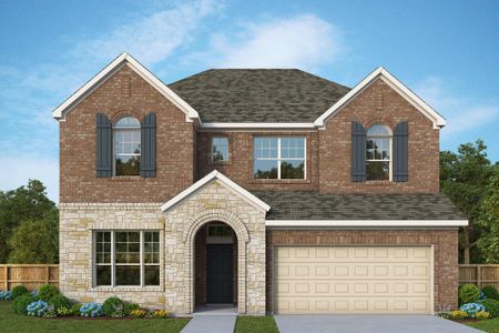 New construction Single-Family house The Axel, 18203 Moonlit Arbor Trail, Cypress, TX 77433 - photo