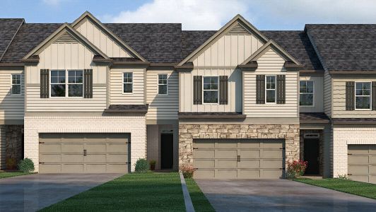 New construction Townhouse house 2484 Bayberry Street, Acworth, GA 30101 STRATFORD 27' TOWNHOME- photo 0