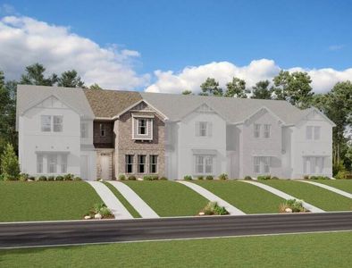 New construction Townhouse house 6306 Baritone Court, Sachse, TX 75048 Brown Homeplan- photo